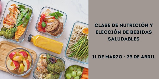 Imagem principal de Clase de nutrición y elección de bebidas saludables