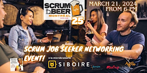 Scrum Beer 25 - Job Seeker Networking Event primary image