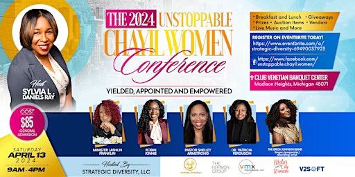 Imagem principal de The 2024 Unstoppable Chayil Women! Conference