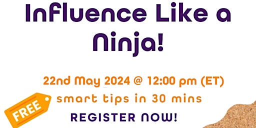 ‘NINJA SKILL BOOSTER’ – INFLUENCE LIKE A NINJA! primary image