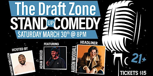 Stateline Comedy Presents Aaron Woodall @ The Draft Zone! primary image