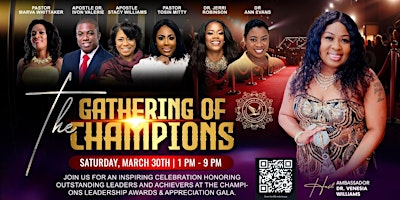 Imagen principal de The Gathering Of Champions Awards Gala and Empowerment Conference