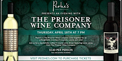 Peohe's + The Prisoner Wine Dinner - Coronado  primärbild