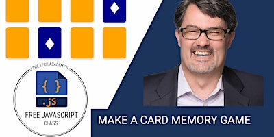 Imagem principal de June 28: Let's Make a Memory Game in JavaScript, Hosted by Erik Gross