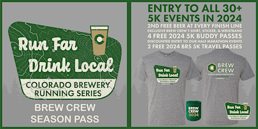 Colorado Brewery Running Series - 2024 Brew Crew Season Pass  primärbild