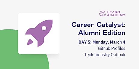 Primaire afbeelding van Career Catalyst: Alumni Edition - Day 5