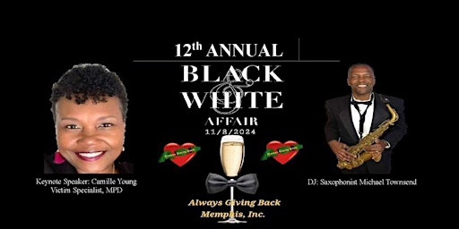 Primaire afbeelding van 12th Annual Black & White Affair Banquet Fundraiser