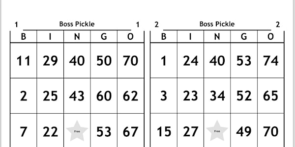 Boss Pickle Bingo