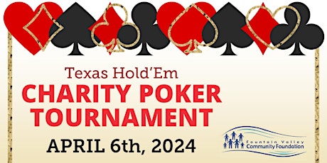 Spring Charity Poker Tournament