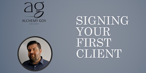 Signing Your First Client primary image