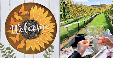 Paint + Sip: Spring Welcome Sign at Three Fox Vineyards primary image