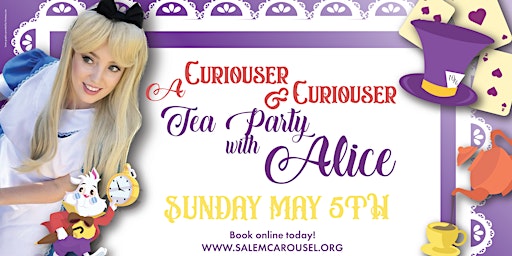 Imagem principal do evento A Curiouser and Curiouser Tea Party with Alice: 2PM