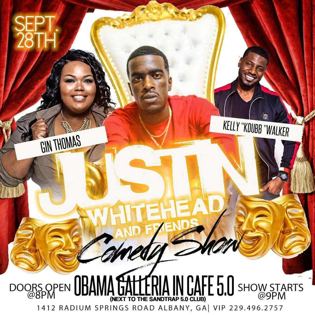 Justin Whitehead & Friends Comedy Show!!!