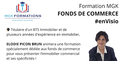 Hauptbild für Formation Fonds de commerce/immobilier commercial