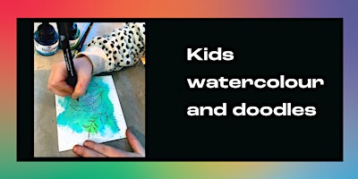Kids Watercolour and doodles class  primärbild