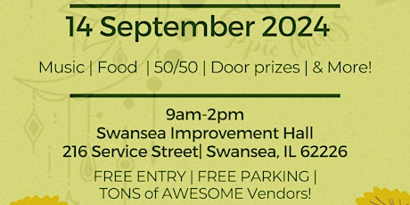 September 14 Craft Fair & Vendor Event