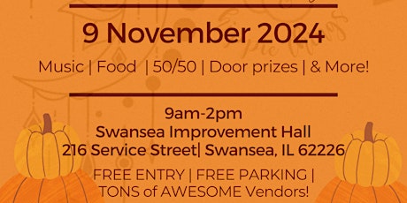 November 9 Craft Fair & Vendor Event