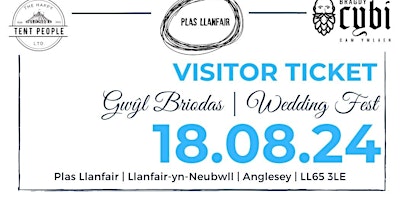 Image principale de GŴYL BRIODAS | WEDDING FEST 18 AUG 2024 VISITOR TICKET PLAS LLANFAIR