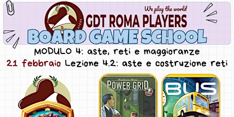 Immagine principale di BoardGame School modulo 4.2 - Aste e costruzione reti 