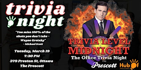 THE OFFICE Trivia Night - The Prescott (Ottawa)  primärbild