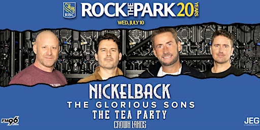 Nickelback, The Glorious Sons, The Tea Party & Crown Lands primary image