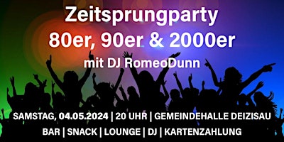 Imagem principal do evento Zeitsprungparty 80er, 90er & 2000er
