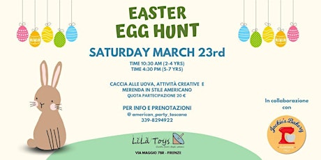 Easter Egg Hunt - Caccia alle Uova - Fascia di età 5 - 7