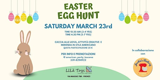 Imagem principal do evento Easter Egg Hunt - Caccia alle Uova - Fascia di età 5 - 7