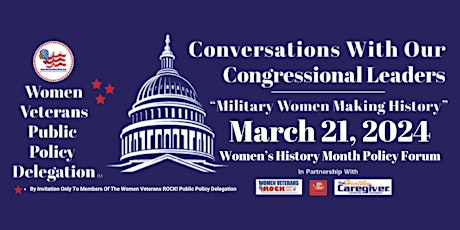 Women Veterans ROCK! Public Policy Day On Capitol Hill 2024 - SOLD OUT primary image