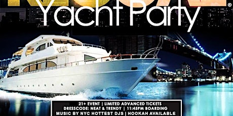 MIDNIGHT JEWEL YACHT PARTY NYC! Fri., Sept 13th