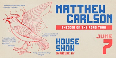 Matthew Carlson - Sheddio On The Road Tour primary image