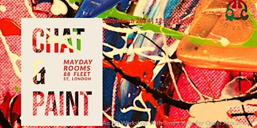 Imagem principal do evento Chat & Paint - An African Queer and Creative Art Workshop.