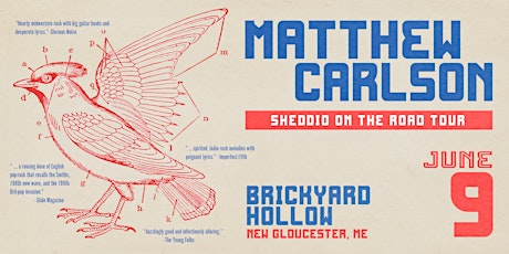 Matthew Carlson - Sheddio On The Road Tour -Brickyard Hollow
