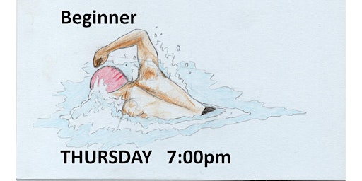 Front Crawl Beginners 13 Week Course for Adults. Thursday 7pm April to July primary image