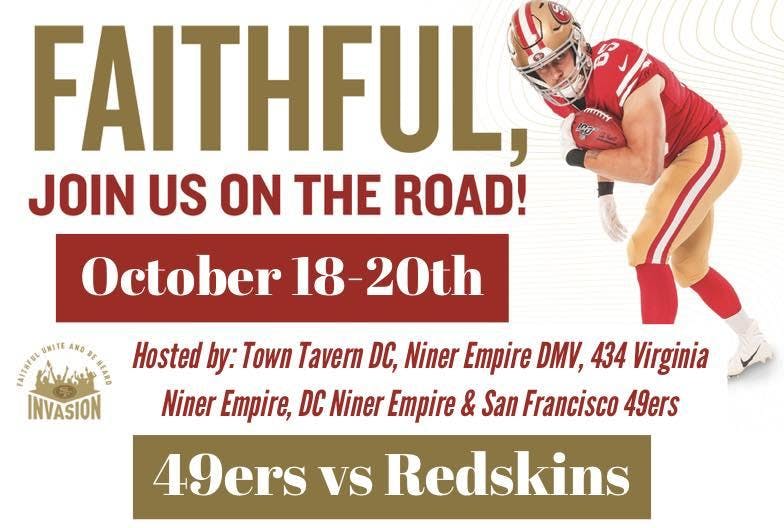 OFFICIAL 49ERS DC INVASION WEEKEND