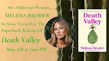 Melissa Broder In Store Event For The Paperback Release of DEATH VALLEY primary image