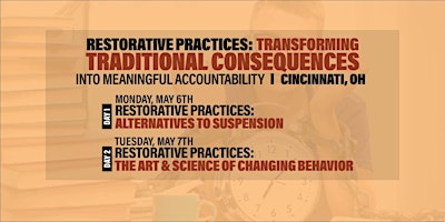 Immagine principale di Restorative Practices:Transforming Traditional Consequences (Cincinnati) 