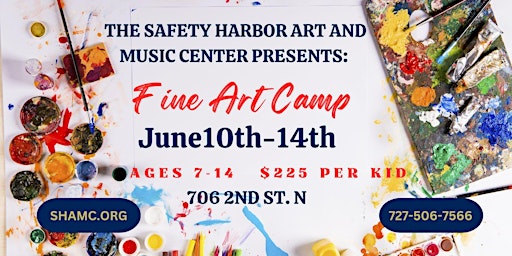 Imagem principal do evento Fine Art Camp at The Safety Harbor Art and Music Center