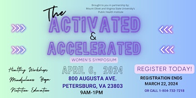 Imagem principal do evento The Activated & Accelerated Women's Symopsium