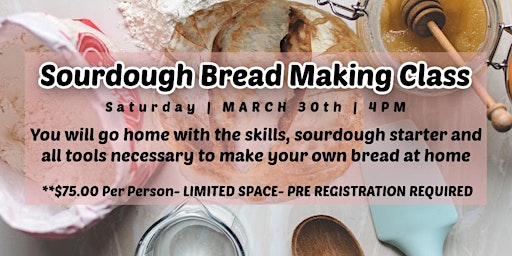 Immagine principale di Sourdough Bread Making Class 