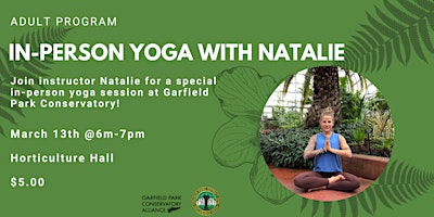 Imagem principal do evento Yoga with Natalie (In-Person Only)