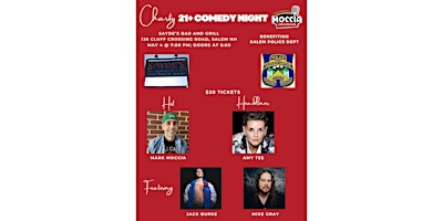 21+ Charity Comedy Night at Sayde's to benefit the Salem Police Department! primary image