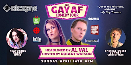 THE GAY AF COMEDY TOUR  @ Dickens Calgary