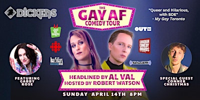 Primaire afbeelding van THE GAY AF COMEDY TOUR  @ Dickens Calgary