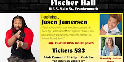 Imagen principal de Comedy Show- Fischer Hall-Frankenmuth