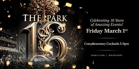 16 Year Anniversary Party at The Park Friday! primary image