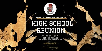 Imagem principal do evento Emery Collegiate Insititue High School Reunion