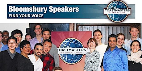 Toastmasters - Public Speaking Contest with Bloomsbury Speakers! (FREE) primary image