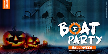 Imagem principal do evento Top Folia Boat Party - Edição Halloween OPEN BAR