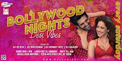 Hauptbild für Bollywood Nights Desi Party NYC @Times Square